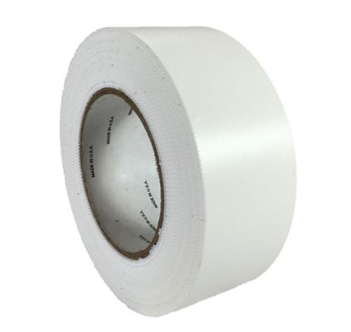 Impact tapes white shrink wrap tape (2" x 60 yd) made in usa "pinked edge"