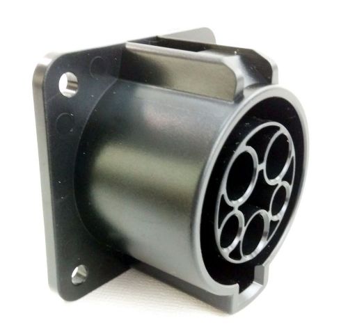 J1772  evse secure holder/dock for ev charging station, wall plate, ul approved