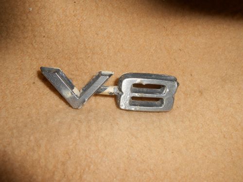Vintage ford v8 emblem , # 2579748,  original part