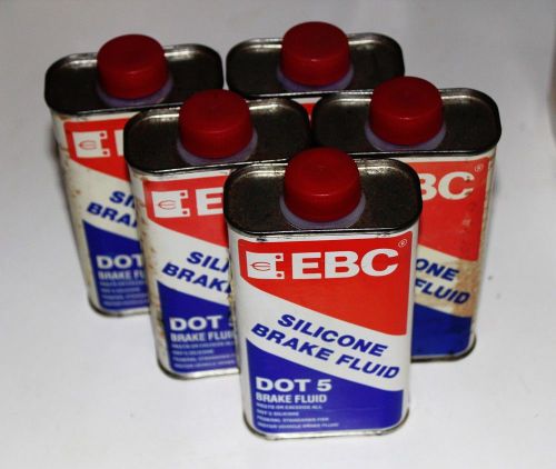 New! five 5 bottles ebc silicone brake fluid dot 5 8.8 oz free shipping 250ml
