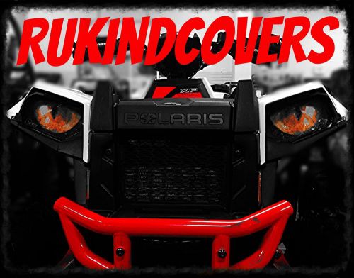 Polaris ranger rzr yellow eyes rukind cover's headlight cover's all years