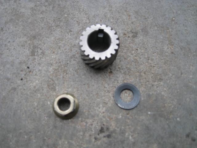 1983 yamaha yz80 - crankshaft primary gear