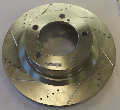 1 new jbr1309xl front left drilled/slotted brake rotor nnb ***make offer***
