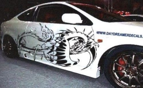 Winged dragon decal kit / vinyl car graphics / import racing stripes / sticker