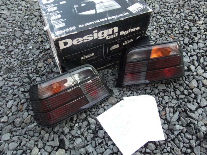 Bmw e36 4d sedan 323i 325i 328i m3 alpina b3/b6/b8 in.pro. smoked tail lights