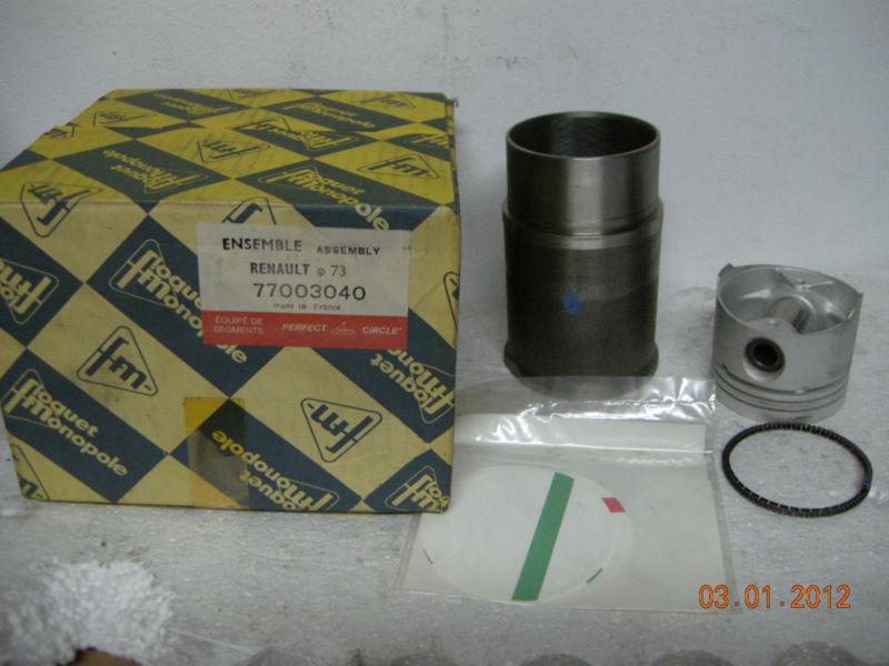 Renault 5,10,12,15 - pistons and liner set - 73 mm - fl. monopole 7703040 - new