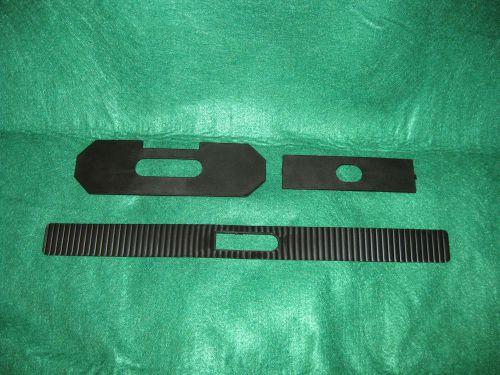 Corvette automatic shifter slides and park brake slide set of 3 1968-1976.