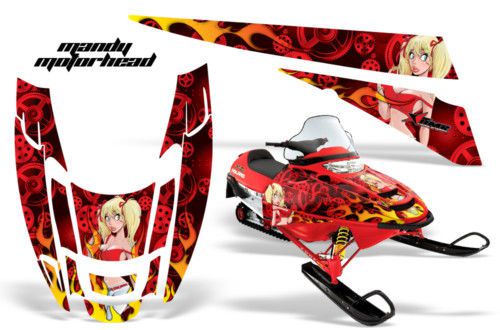 Amr polaris edge snowmobile sled graphic wrap kit mandy