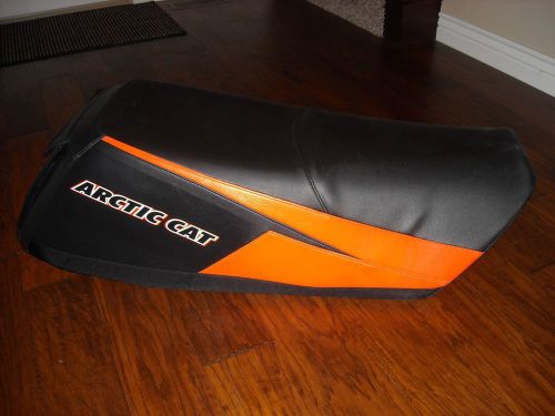 Arctic cat orange/black  snowmobile seat assembly 2 seater