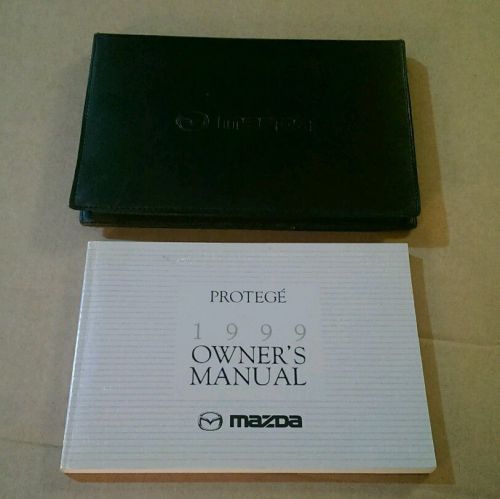 99 1999 mazda protegè owners manual oem guide book set