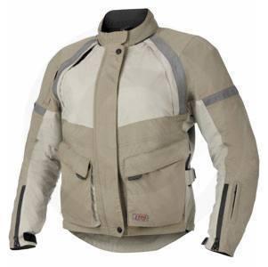 Firstgear tpg monarch women's motorcycle jacket beige brown & grey 2xl xxl