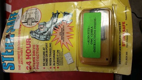 Stern drive sternsafe antitheft bolt lock for mercruiser and cobra stern drives