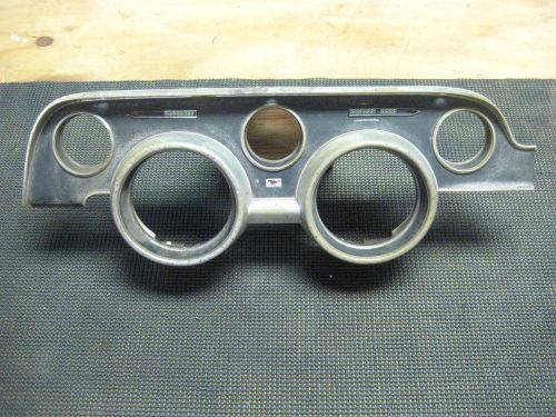 Original 1968 ford mustang instrument gauge bezel