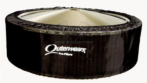 Outerwears 14"x4" black air cleaner pre filter no top