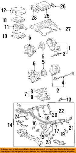 Lexus toyota oem 90-97 ls400-distributor cap 1910150020