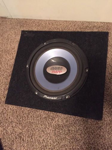 Pioneer 10" 400watt impp with memphis amp