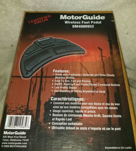 Motorguide wireless foot pedal 8m4000952, US $91.79, image 1