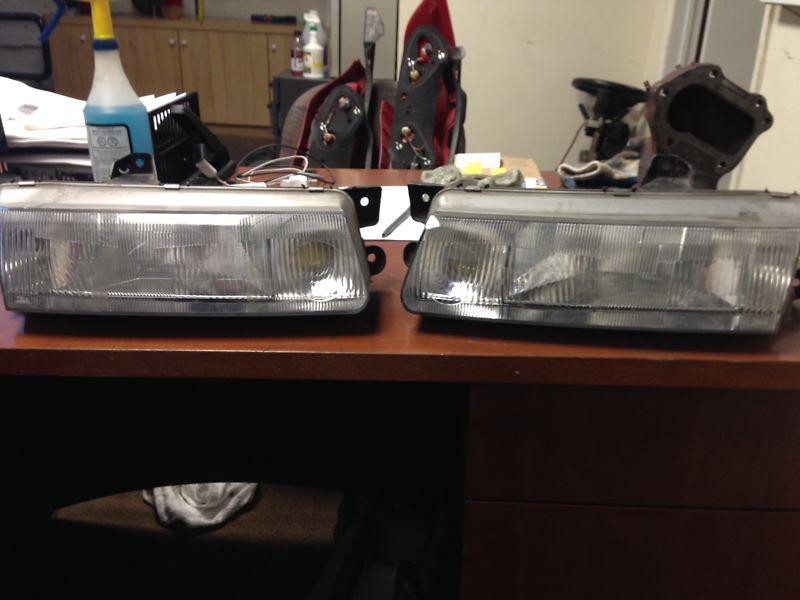 Jdm mazda cosmo oem front head lights jcese 20b headlights