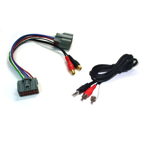 Aux-in adapter volvo from 2005 jack music interface cable to rca
