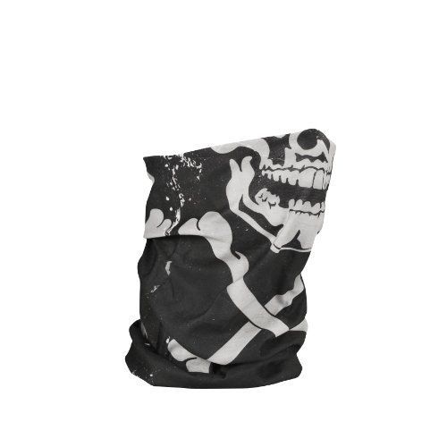 Zanheadgear zanheadgear polyester 'skull xbones' design motley tube (multicolor,