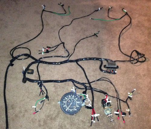 Vw dune buggy harness finished!  "plug and play" full pan long body