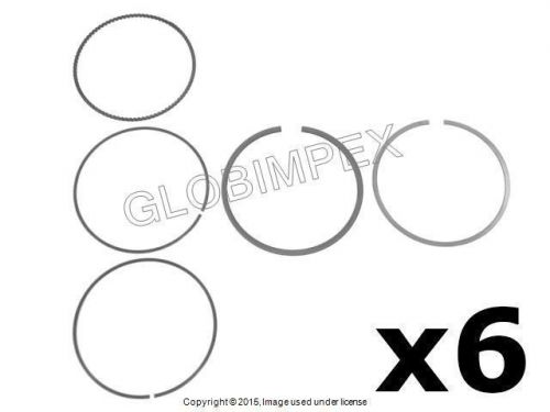Bmw m3 '95 standard piston ring set set of 6 npr +warranty