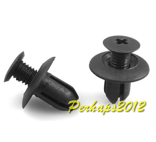 25  for ford mazda push-type retainer clips  fasteners reference: mb-455-56143