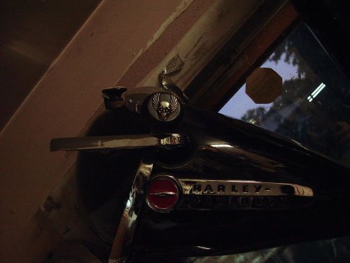 Harley shift knob death head ,panhead shovelhed chopper