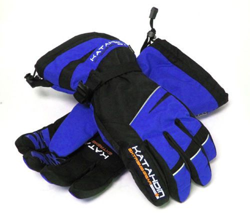 Katahdin gear team glove - black &amp; blue 4x-large