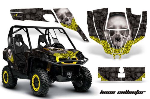 Amr racing decal sticker parts graphic kit canam commander brp decal 800r,1000x