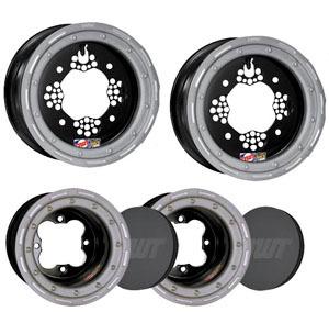 Douglas wheel g2 champion in box 10x5 rok n lock/9x9 g2 beadlock ktm for pol atv