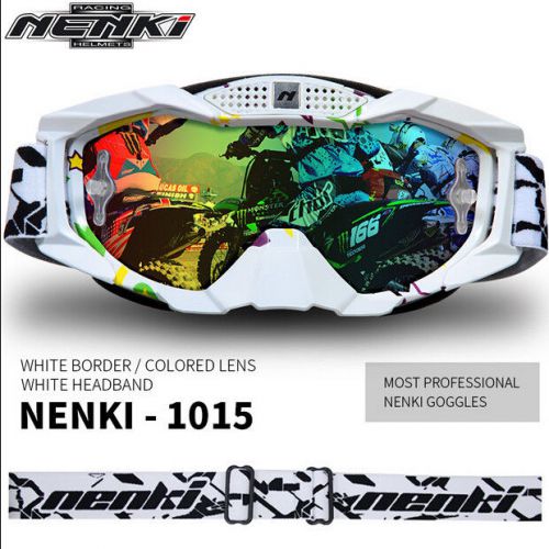 Nenki motorcycle glass bike road racing motocross goggles anti-uv helmet goggle