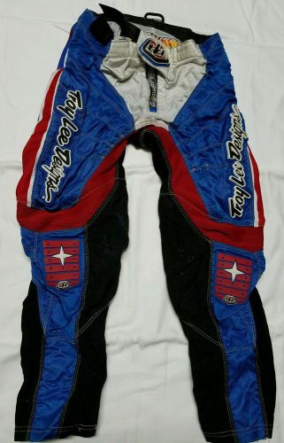 Troy lee designs grand prix motorcycle motocross offroad race pants, kids sz 26