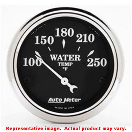 Auto meter 1737 old tyme black series chrome 2-1/16&#034; (52.4mm) range: 100-250deg