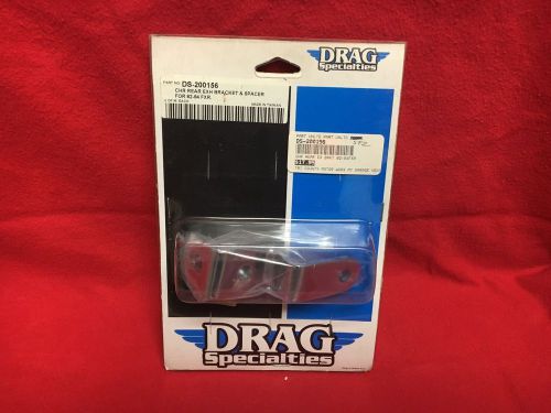 Drag specialties chrome rear exhaust bracket and spacer for 82'-94' harley-david