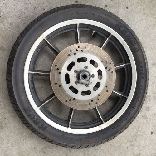 Buy Harley Sportster FXR 8899 39mm DUAL DISC Mag Wheel, ROTORS, Speedo Drive, Tire! in Buffalo