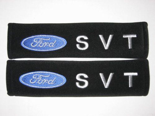 Seat belt cover pads ford svt mustang f focus contour brand new 2 pcs