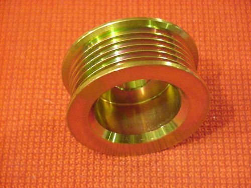 6 groove pulley fits denso alternators on dodge 0.67" / 17mm id, 2.47