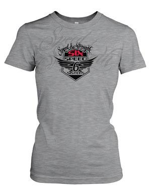 Speed & strength womens six speed sisters t-shirt heather grey xxl/2x