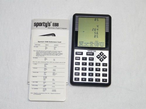 Sporty's e6b electronic flight computer