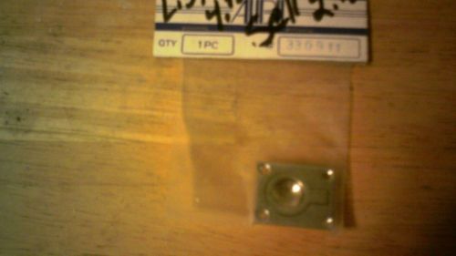 Abi recessed lift ring hatch pull 1 13/32" chrome over brass p/n 330911