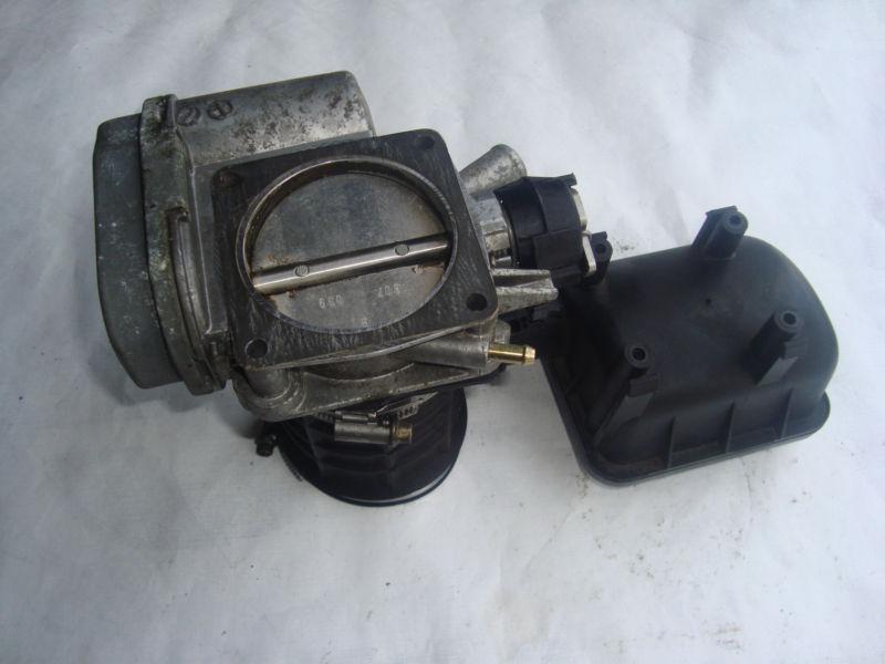 1996-1999 MERCEDES-BENZ E320 THROTTLE BODY WITH AIR INTAKE VACUUM BOX DAMPER, US $75.00, image 10