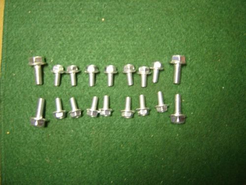 Small block chevy / olds oil pan bolt kit. ultraseal locking shouldered bolts