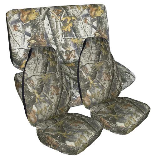  jeep wrangler jk unlimited car seat covers in camo real tree front and rear