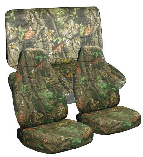  JEEP WRANGLER JK UNLIMITED CAR SEAT COVERS IN CAMO REAL TREE FRONT AND REAR, US $124.99, image 4