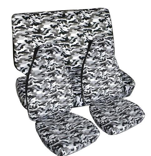  JEEP WRANGLER JK UNLIMITED CAR SEAT COVERS IN CAMO REAL TREE FRONT AND REAR, US $124.99, image 6