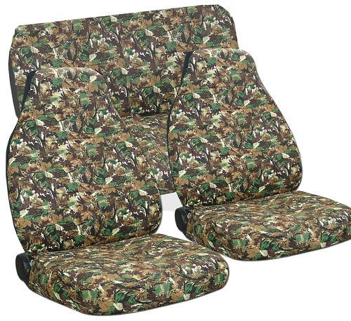  JEEP WRANGLER JK UNLIMITED CAR SEAT COVERS IN CAMO REAL TREE FRONT AND REAR, US $124.99, image 7