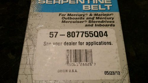 Mercury serpentine belt 57-807755q04