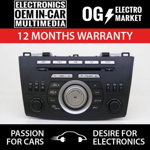Mazda 3 oem car radio media audio cd player 1479928 bda4 66 ar0b sanyo