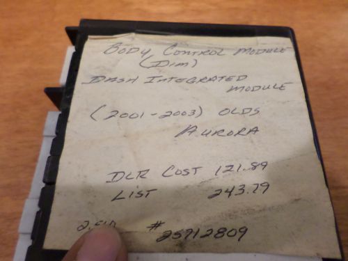 Gm oem electrical-module 25712809 - 2000-2005 buick oldsmobile pontiac